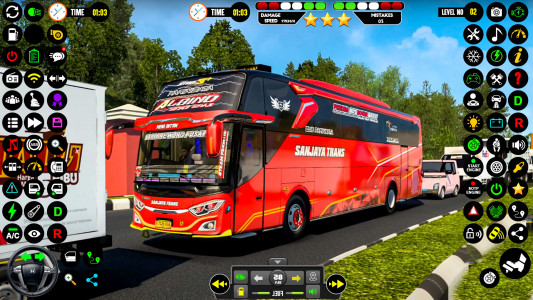 اسکرین شات بازی Public Coach Bus Driving Game 4