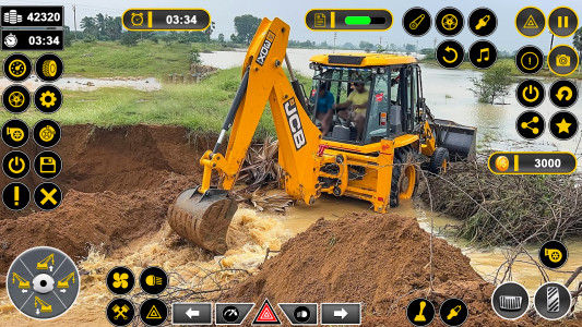 اسکرین شات بازی JCB Game 3D Road Construction 1