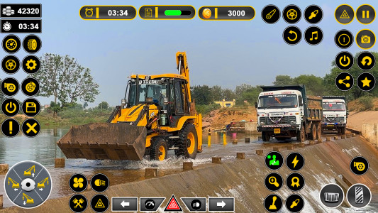 اسکرین شات بازی JCB Game 3D Road Construction 4