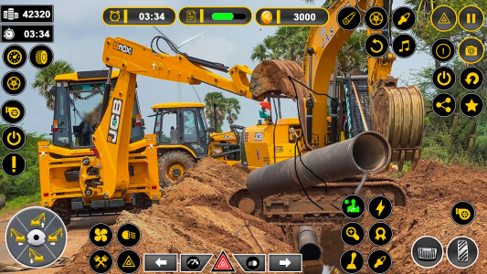 اسکرین شات بازی JCB Game 3D Road Construction 5