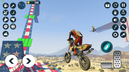 اسکرین شات برنامه GT Bike Racing Game Moto Stunt 6