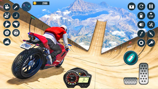 اسکرین شات برنامه GT Bike Racing Game Moto Stunt 2