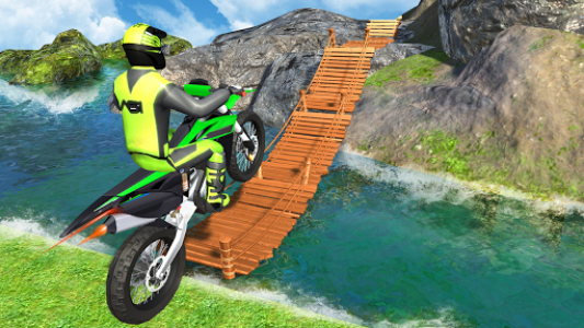 اسکرین شات برنامه Crazy Bike Racing Stunt 3D 5