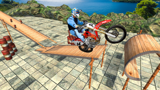 اسکرین شات برنامه Crazy Bike Racing Stunt 3D 7