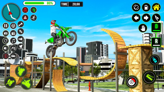 اسکرین شات برنامه GT Bike Racing Game Moto Stunt 3