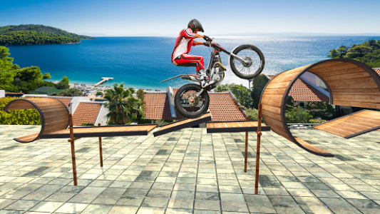 اسکرین شات برنامه Crazy Bike Racing Stunt 3D 4