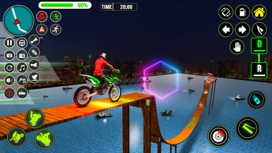 اسکرین شات برنامه GT Bike Racing Game Moto Stunt 4