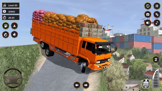 اسکرین شات 1 برنامه Real Indian Truck Driving 3D