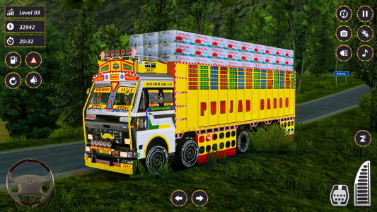 اسکرین شات 3 برنامه Real Indian Truck Driving 3D