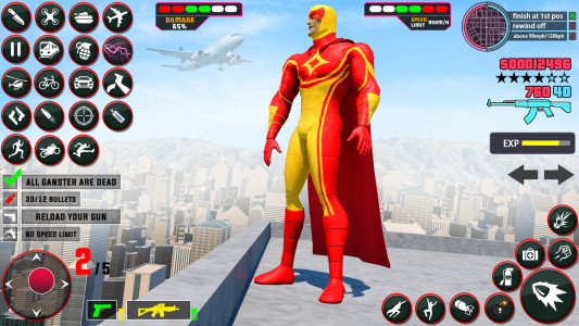 اسکرین شات برنامه Spider Hero Man Rope Hero Game 1