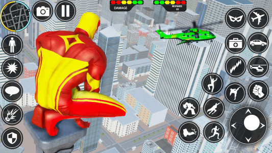 اسکرین شات 5 برنامه Spider Hero Man Rope Hero Game