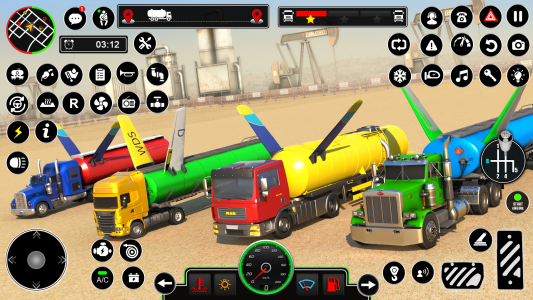 اسکرین شات برنامه Flying Truck Simulator Games! 6