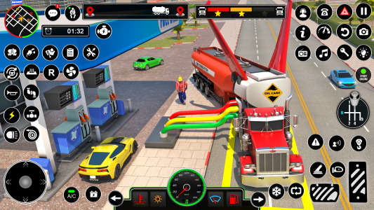 اسکرین شات برنامه Oil Tanker Flying Truck Games 3