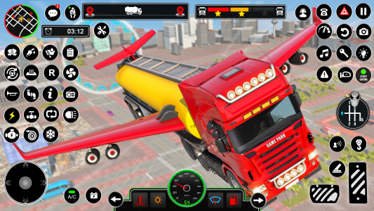 اسکرین شات برنامه Flying Truck Simulator Games! 5