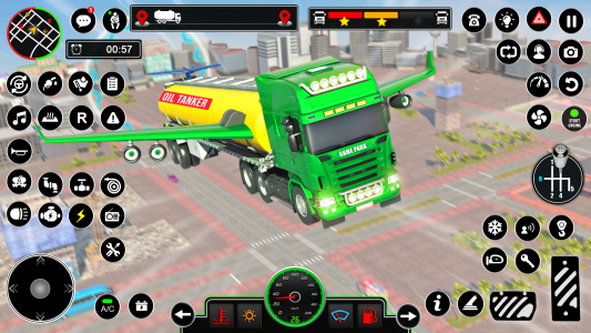 اسکرین شات برنامه Flying Truck Simulator Games! 2