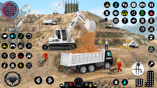 اسکرین شات برنامه Snow Excavator Simulator Game 1
