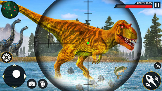 اسکرین شات 5 بازی Real Dino Hunting Jungle Games