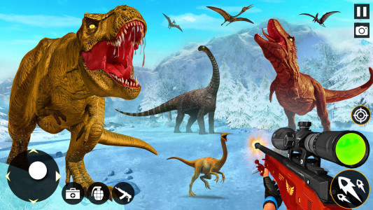 اسکرین شات 4 بازی Real Dino Hunting Jungle Games