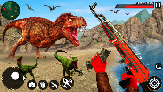 اسکرین شات 3 بازی Real Dino Hunting Jungle Games