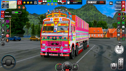 اسکرین شات 2 بازی Indian Truck Driving Game 2025