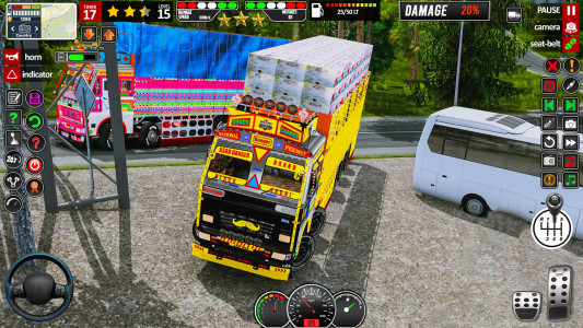 اسکرین شات 4 بازی Indian Truck Driving Game 2025