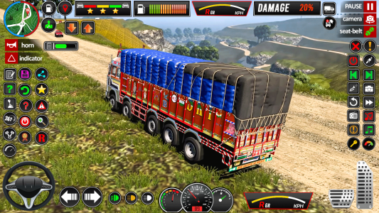 اسکرین شات 5 بازی Indian Truck Driving Game 2025