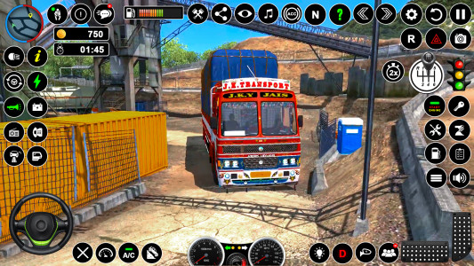 اسکرین شات بازی Indian Truck Cargo Driving 3D 2