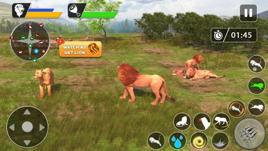 اسکرین شات 7 بازی Lion Games Animal Simulator 3D