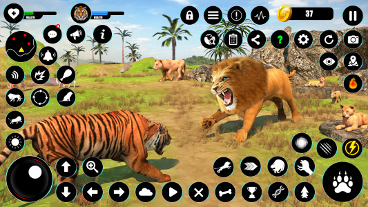 اسکرین شات بازی Lion Games Animal Simulator 3D 8