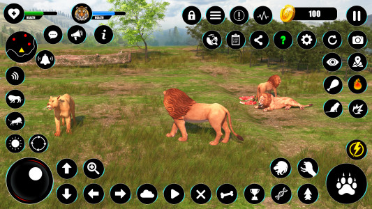 اسکرین شات بازی Lion Games Animal Simulator 3D 3