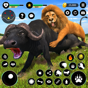 اسکرین شات بازی Lion Games Animal Simulator 3D 1