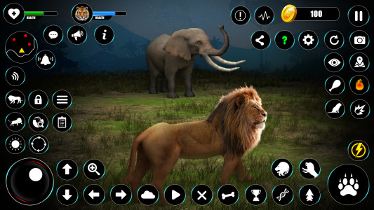 اسکرین شات بازی Lion Games Animal Simulator 3D 4
