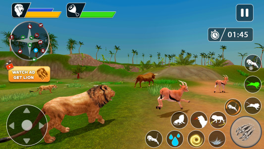 اسکرین شات 6 بازی Lion Games Animal Simulator 3D