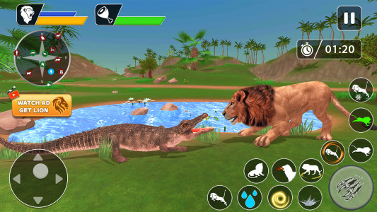 اسکرین شات 1 بازی Lion Games Animal Simulator 3D