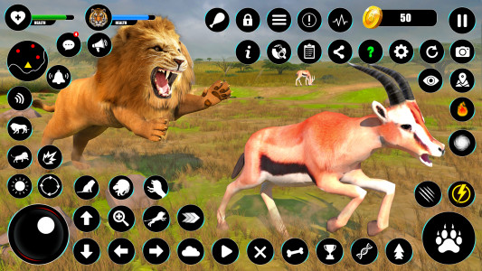 اسکرین شات بازی Lion Games Animal Simulator 3D 6