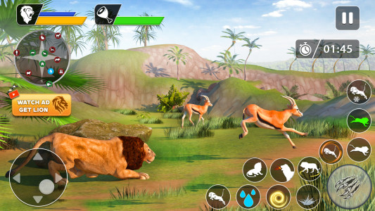 اسکرین شات 5 بازی Lion Games Animal Simulator 3D