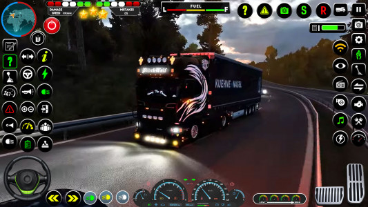 اسکرین شات بازی Truck Driving Euro Truck Game 2