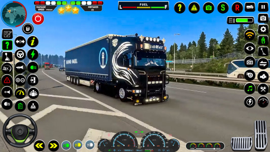 اسکرین شات بازی Truck Driving Euro Truck Game 4