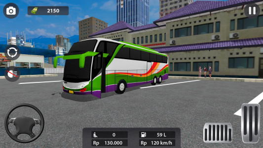 اسکرین شات بازی Bus Parking: Driving Simulator 1