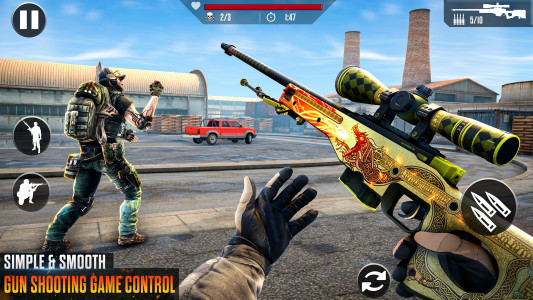 اسکرین شات بازی Real FPS Shooter Commando Game 2