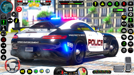 اسکرین شات برنامه NYPD Police Car Parking Game 7