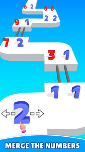 اسکرین شات 1 بازی Number Run Merge: Running Game