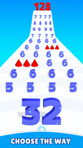 اسکرین شات بازی Number Run Merge:Number Master 2