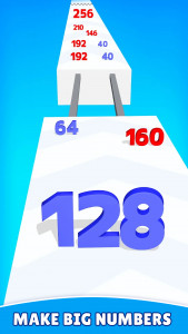 اسکرین شات 3 بازی Number Run Merge: Running Game