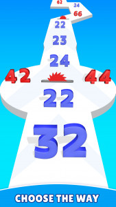اسکرین شات 2 بازی Number Run Merge: Running Game