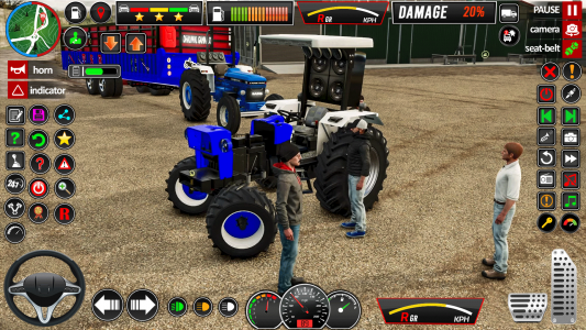 اسکرین شات 5 بازی Tractor Driving - Tractor Game