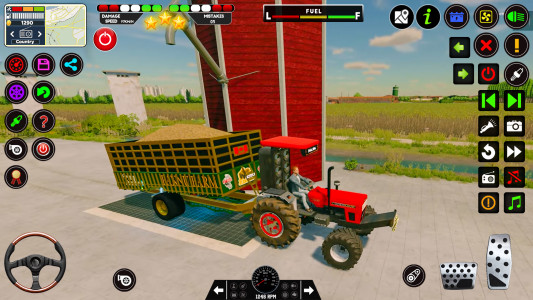 اسکرین شات بازی Tractor Driving - Tractor Game 4