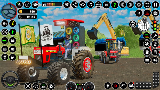 اسکرین شات بازی Tractor Driving - Tractor Game 3