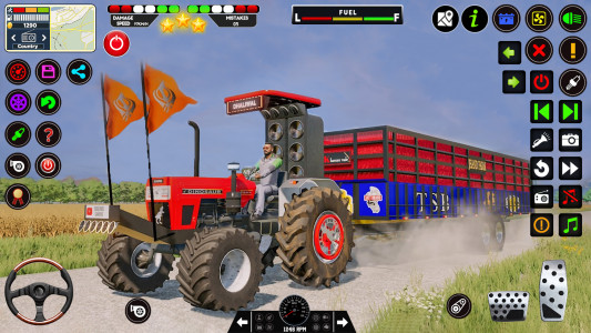 اسکرین شات بازی Tractor Driving - Tractor Game 1