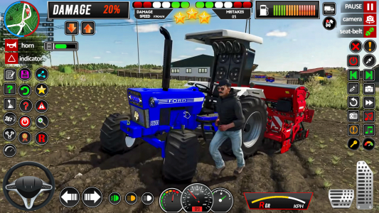 اسکرین شات 4 بازی Tractor Driving - Tractor Game